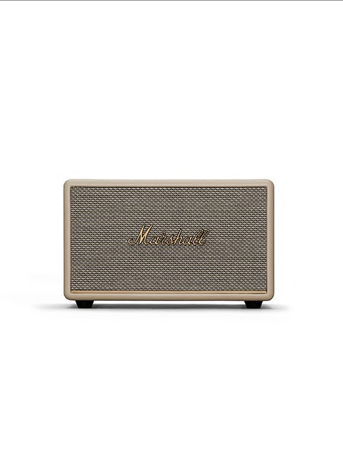 مكبر صوت لاسلكي Acton III 60W Premium Home مزود بتقنية Bluetooth 5.2 ومدخلات متعددة - استمتع بصوت Marshall المميز