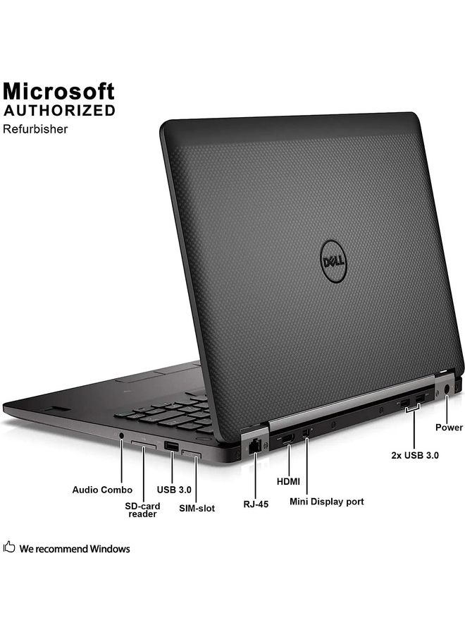 ديل - Latitude E7470 Touchscreen Ultrabook With-14.1-Inch Display, Core i7-6600U Processor/16GB RAM/512GB SSD/Integrated Graphics/Windows 10 Pro English Black - Image 1