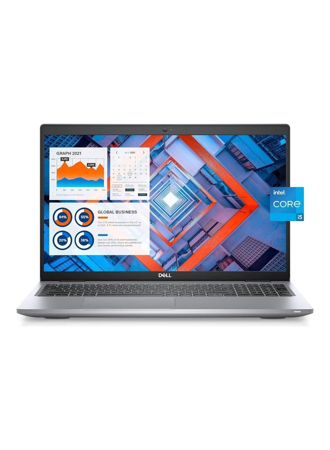 2021 Newest Latitude 5520 Business (Upgraded Version) Laptop With 15.6-Inch Display, Core i5-1135G7 Processor/8GB RAM/256GB SSD/Integrated Graphics/Windows 10 Pro English Grey