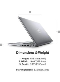 DELL 2021 Newest Latitude 5520 Business (Upgraded Version) Laptop With 15.6-Inch Display, Core i5-1135G7 Processor/8GB RAM/256GB SSD/Integrated Graphics/Windows 10 Pro English Grey  - Image 4