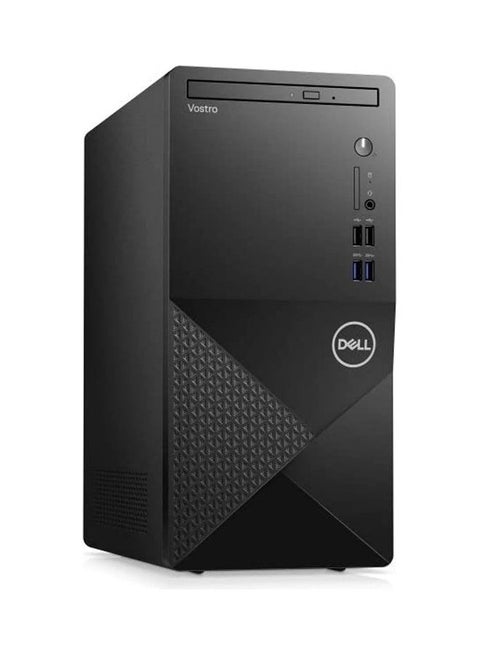 Vostro 3910 Tower PC, Core i3-12100 Processor/8GB RAM/1TB HDD + 256GB SSD/Integrated Graphics/Windows 11 Black