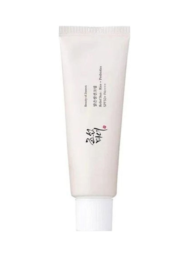 Beauty of Joseon Relief Sun: Rice + Probiotics Sunscreen SPF50+ PA++++ 100ml  - Image 1