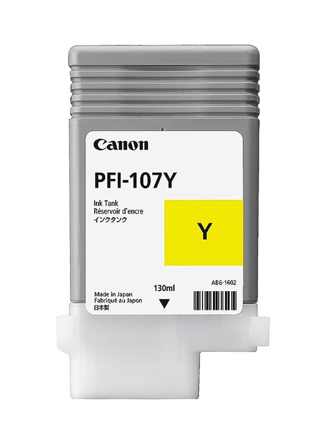 Canon Ink Cartridge PFI-107Y Yellow - Image 1