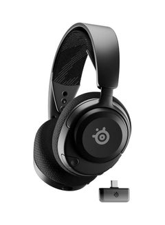 SteelSeries New Arctis Nova 4 Wireless Multi-Platform Gaming Headset — 360° Spatial Audio— 2.4GHz High-Speed Wireless — 36 Hr Battery — USB-C — ClearCast Gen 2 Mic — PC, Playstation, Switch, Meta
