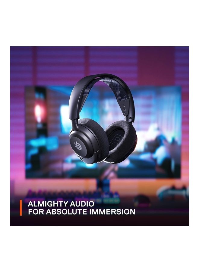 steelseries - SteelSeries New Arctis Nova 4 Wireless Multi-Platform Gaming Headset — 360° Spatial Audio— 2.4GHz High-Speed Wireless — 36 Hr Battery — USB-C — ClearCast Gen 2 Mic — PC, Playstation, Switch, Meta - Image 1