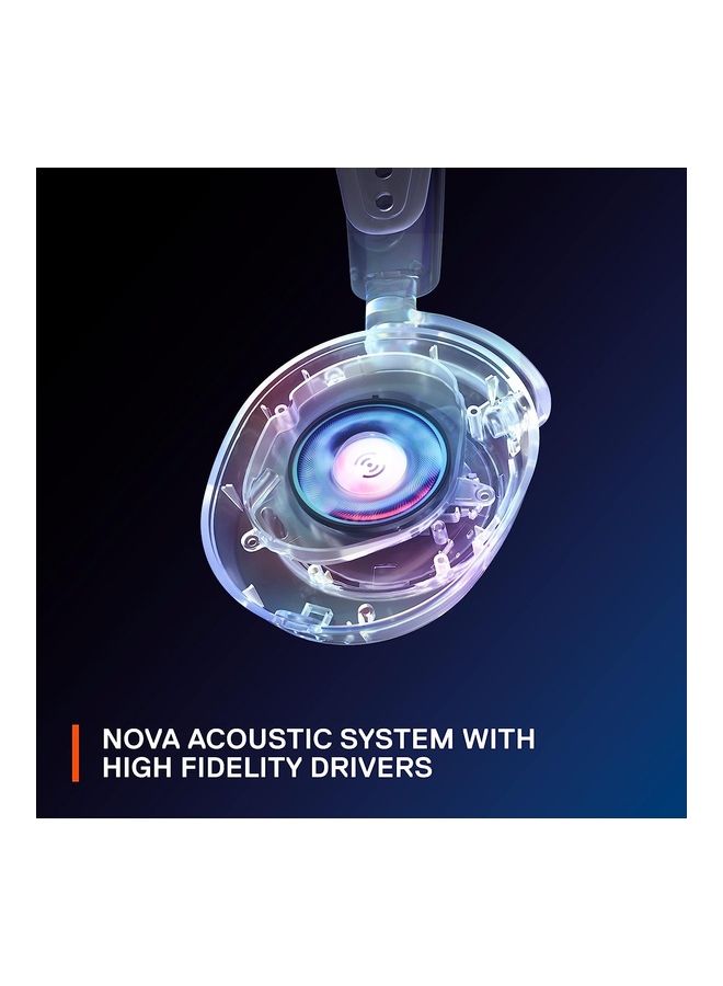 steelseries - SteelSeries New Arctis Nova 4 Wireless Multi-Platform Gaming Headset — 360° Spatial Audio— 2.4GHz High-Speed Wireless — 36 Hr Battery — USB-C — ClearCast Gen 2 Mic — PC, Playstation, Switch, Meta - Image 1