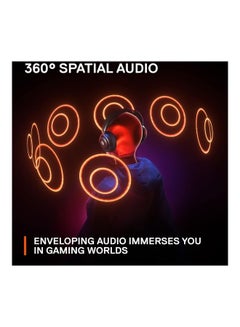 ستيل سيريز سماعة الألعاب اللاسلكية الجديدة متعددة المنصات Arctis Nova 4 من SteelSeries — صوت مكاني 360 درجة — لاسلكي عالي السرعة 2.4 جيجا هرتز — بطارية تدوم 36 ساعة — USB-C — ClearCast Gen 2 Mic — الكمبيوتر الشخصي، Playstation، Switch، Meta  - Image 5