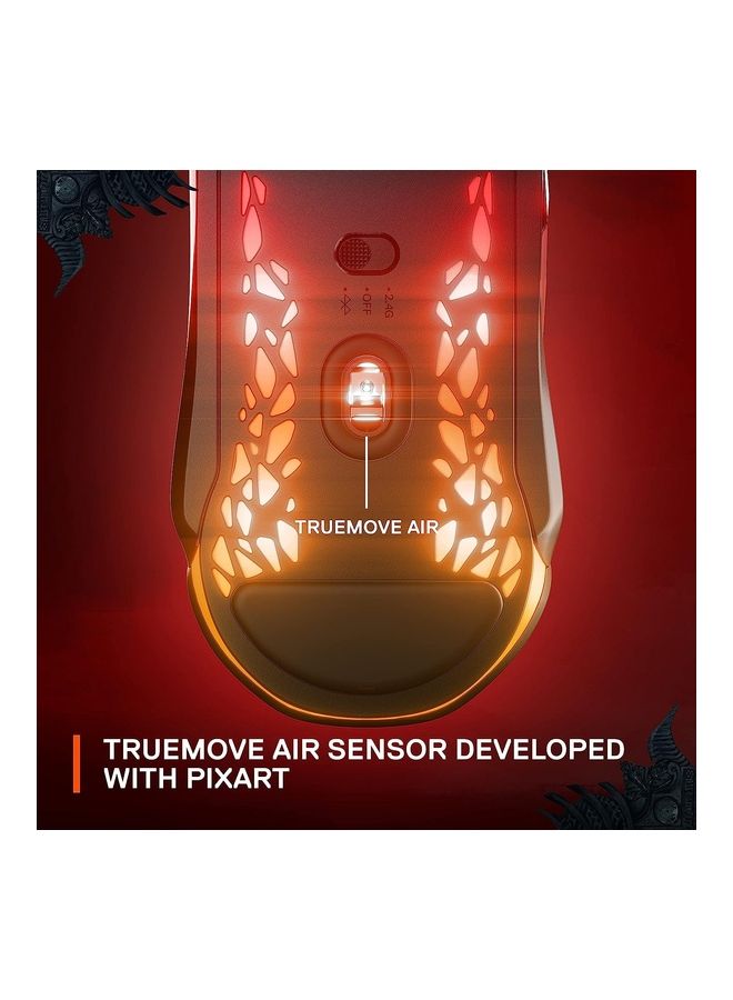 ستيل سيريز SteelSeries Aerox 5 Wireless - إصدار Diablo IV - ماوس ألعاب خفيف الوزن 76 جرامًا - 18000 CPI - مستشعر TrueMove Air البصري - مقاوم للماء - عمر بطارية يزيد عن 180 ساعة - عنصر مجاني داخل اللعبة - جهاز الكمبيوتر/جهاز MAC  - Image 3