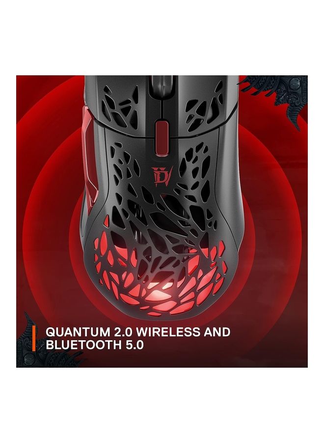 ستيل سيريز SteelSeries Aerox 5 Wireless - إصدار Diablo IV - ماوس ألعاب خفيف الوزن 76 جرامًا - 18000 CPI - مستشعر TrueMove Air البصري - مقاوم للماء - عمر بطارية يزيد عن 180 ساعة - عنصر مجاني داخل اللعبة - جهاز الكمبيوتر/جهاز MAC  - Image 4