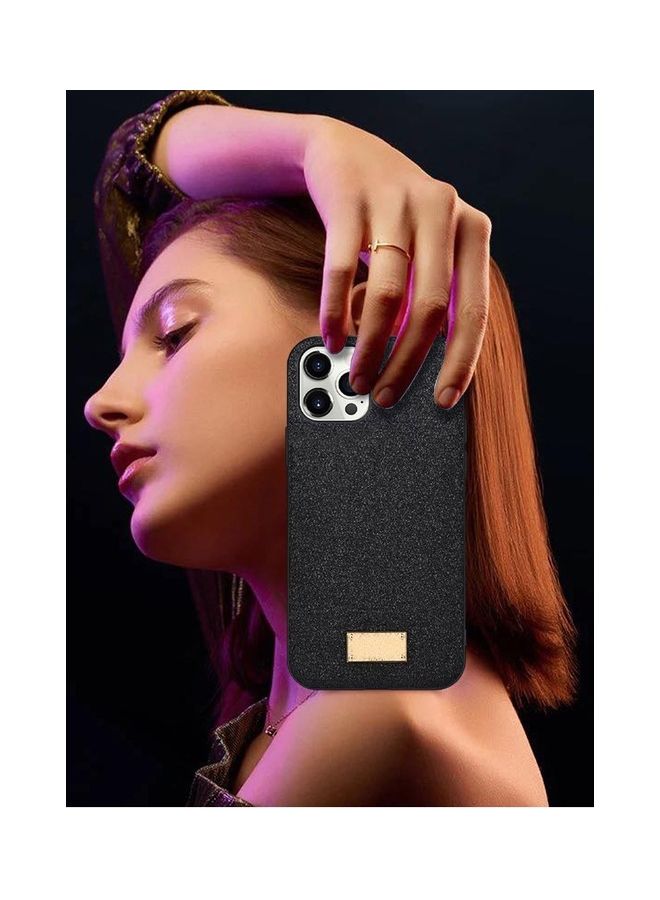 MARGOUN Luxury Fashion Girl Shining Bling Glitter Sequin Mobile Phone Case Black - Image 3