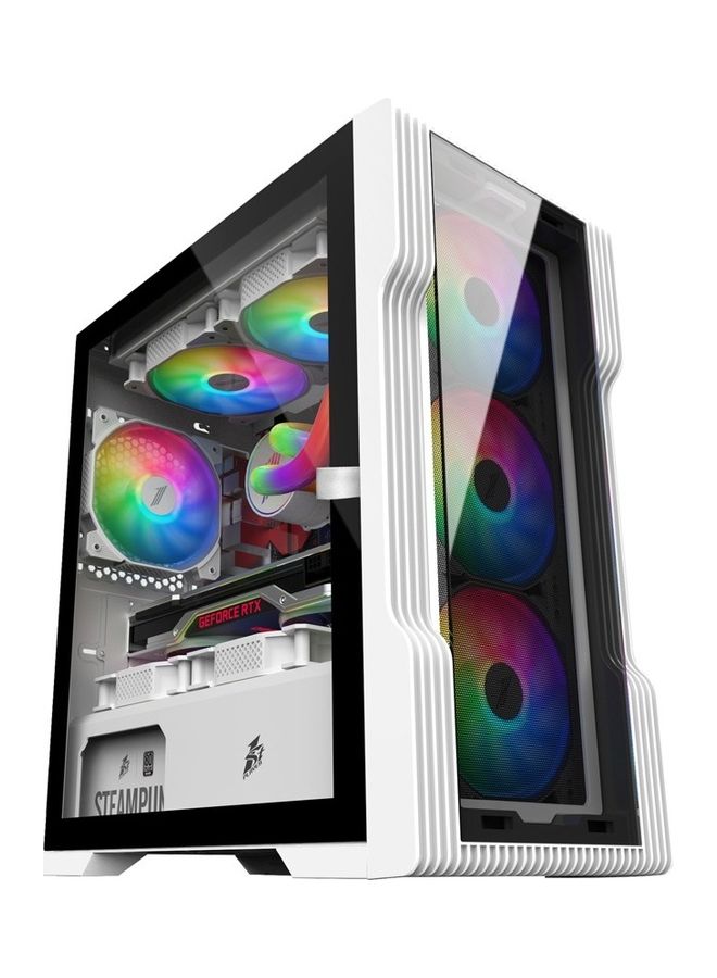 1STPLAYER PC Gaming TMD Core i5-12400F Processor/ 16GB RAM 3200MB  / 1TB SSD / Windows 10 Pro / Nvidia RTX 3060 Dual 12GB White