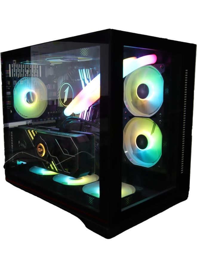 1STPLAYER Lion PC Gaming  TMD Palit RTX 3080 12GB Intel Core i7-12700F Processor / 1TB SSD / Windows 10 Pro / Black - Image 1