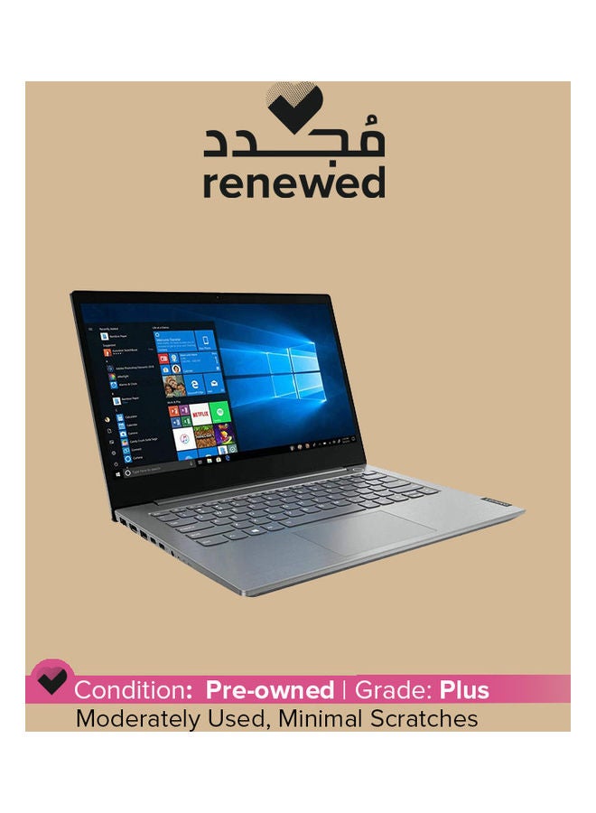 Lenovo - Renewed - ThinkBook 14-IIL 20SL0016US Notebook With 14-Inch Display,Core i7-1065G7/16GB RAM/512GB SSD/Windows 11 English Black - Image 1