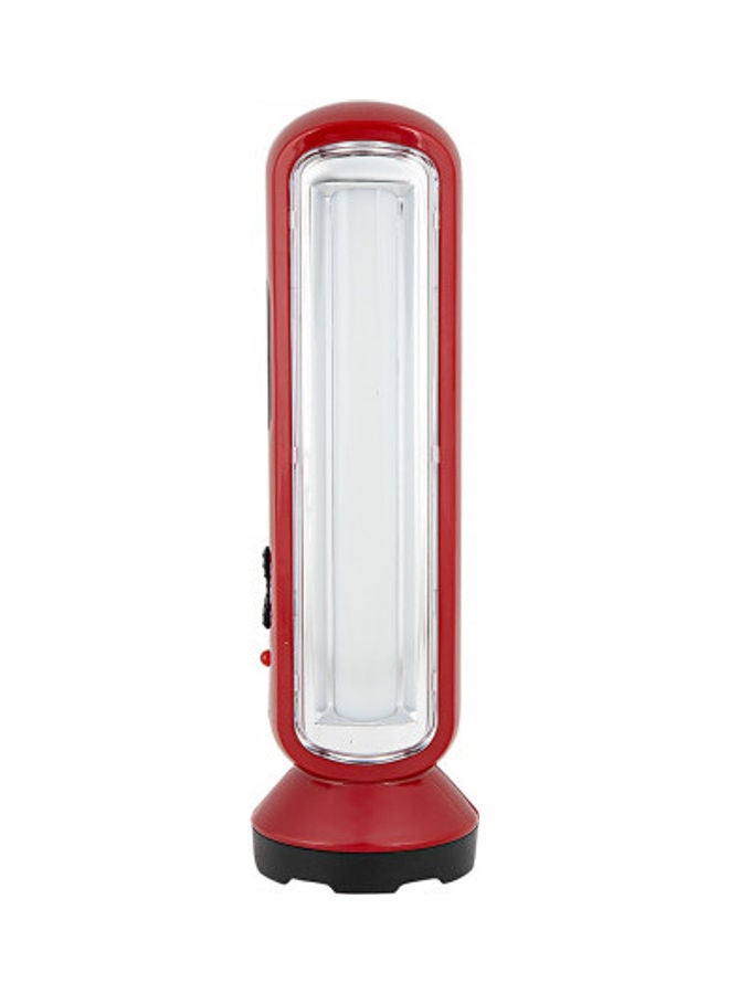 Rechargeable LED Light Lantern with Torch Red/Silver/White