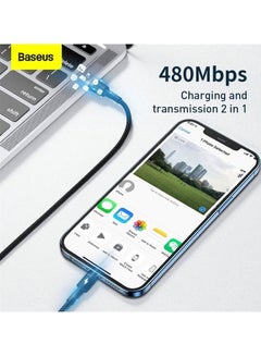 Baseus 1M USB C To Lightning 20W QC3.0 Power Delivery Nylon Braided Cable For Iphone 14 13 13 Pro 12 Pro Max 12 11 X XS XR 8 Plus iPad Black  - Image 5