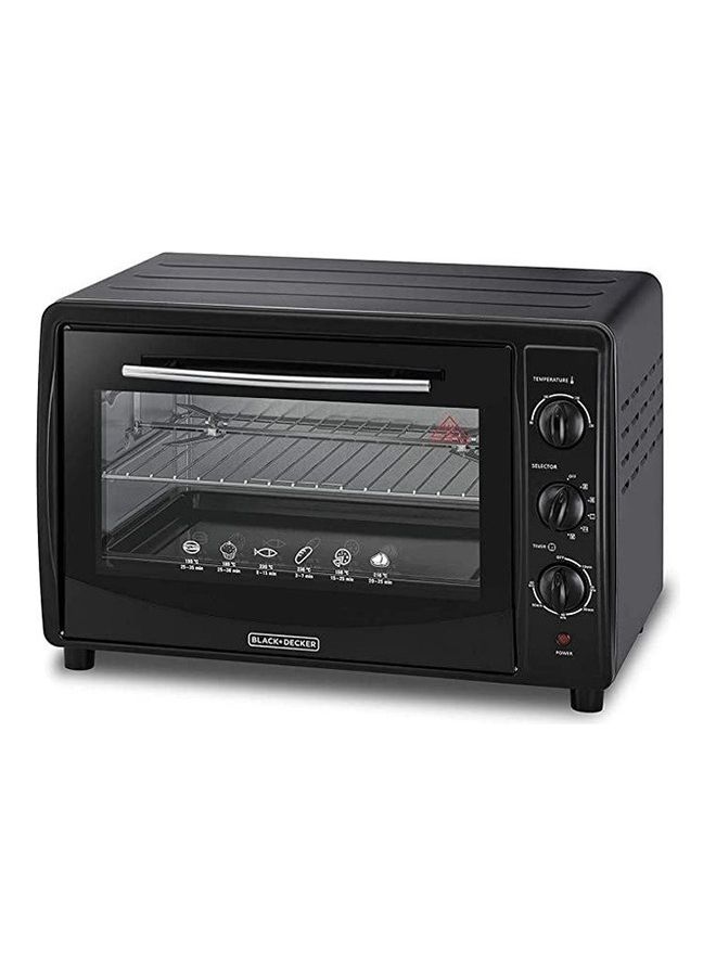 BLACK+DECKER Toaster Oven with Double Glass Black 45Liters - Image 2