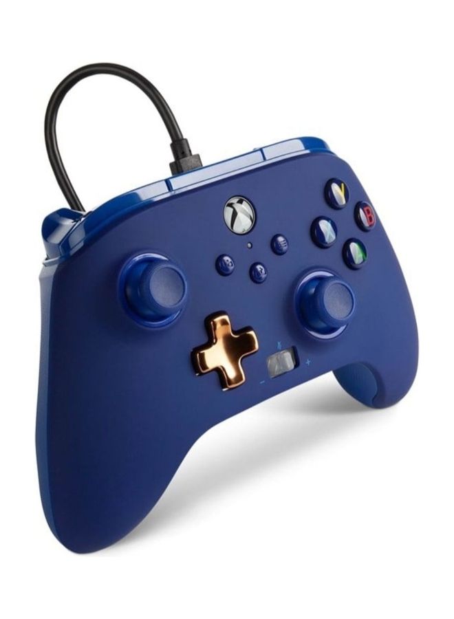 PowerA Enhanced Wired Controller for Xbox Series X|S – Midnight Blue