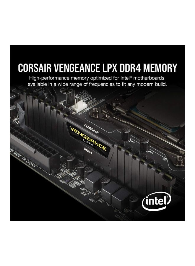 Vengeance LPX 32GB 2 x 16GB DDR4 3600 PC4-28800 C18 1.35V Desktop Memory - Black - v1691386361/N53426371A_2