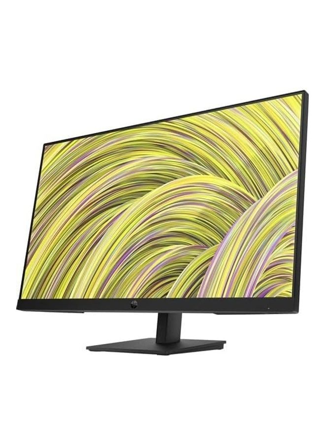 HP - HP P27h G5 27" Monitor, FHD (1920 x 1080) IPS Display, 75Hz Refresh Rate, 5ms GtG Response Time, Onscreen Controls, Adjustable Height & Tilt, DP / HDMI / VGA, Black - Image 1