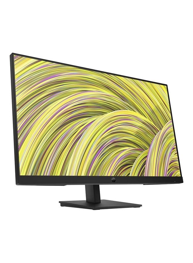 HP - HP P27h G5 27" Monitor, FHD (1920 x 1080) IPS Display, 75Hz Refresh Rate, 5ms GtG Response Time, Onscreen Controls, Adjustable Height & Tilt, DP / HDMI / VGA, Black - Image 1