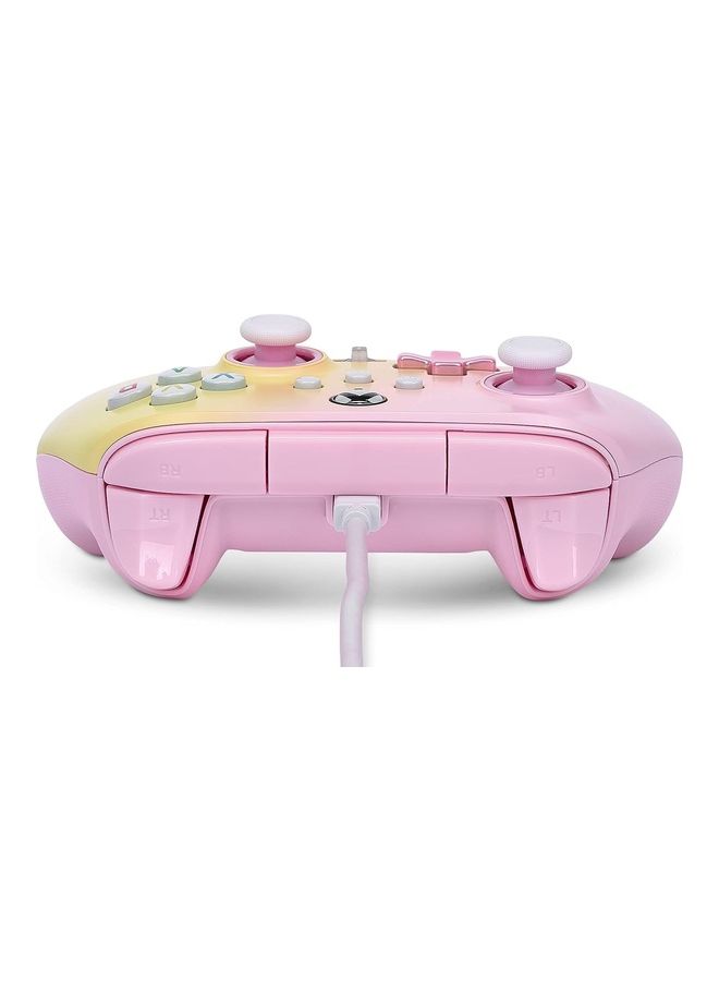 PowerA Enhanced Wired Controller for Xbox Series X|S – Pink Lemonade - Image 4