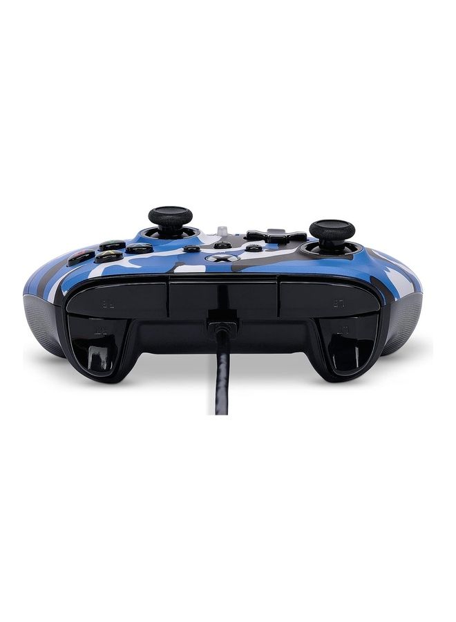 PowerA Enhanced Wired Controller for Xbox Series X|S – Camo Blue - Image 3