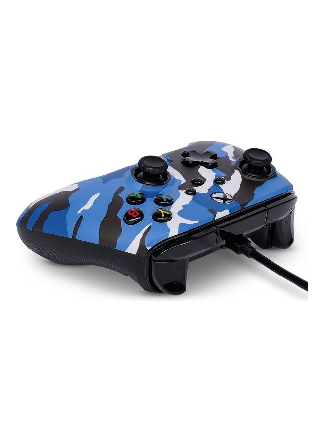 PowerA Enhanced Wired Controller for Xbox Series X|S – Camo Blue - Image 4