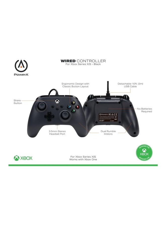 PowerA Enhanced Wired Controller for Xbox Series X|S – Black - Image 5