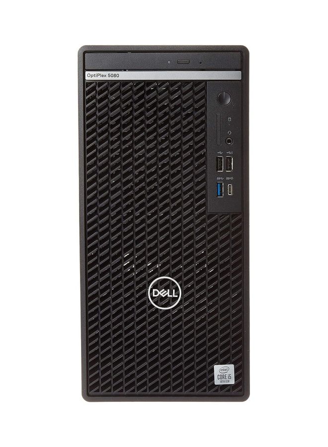 DELL - OptiPlex 5000 5080 Tower PC, Core i5-10500 Processor/8GB RAM/1TB HDD/Intel UHD Graphics/Windows 10 Pro 64-bit - Intel UHD Graphics 630 Black - Image 1