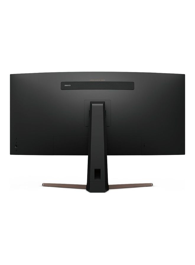 BenQ - 38 inch Curved Monitor, WQHD+ IPS Display, 60Hz Refresh Rate, 4ms (GtG) Response Time, Super Resolution, HDRi, Flicker-Free Technology, Eye Reminder, Built-in Speaker | EW3880R Black - Image 1