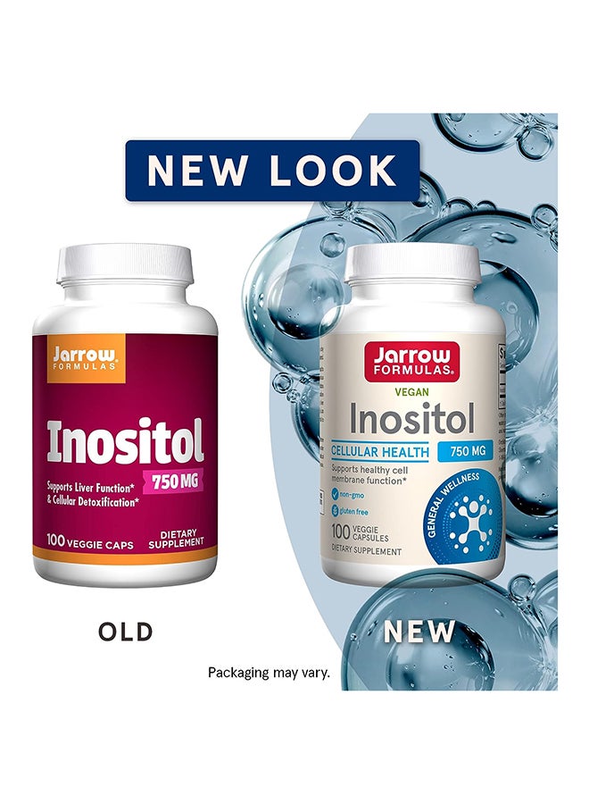 jarrow formulas Inositol Dietary Supplement - 100 Veggie Capsules  - Image 2