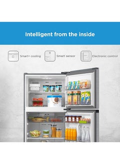 Midea 580L Gross And 416L Net Capacity Top Mount Double Door Refrigerator, 2 Doors Frost Free Fridge Freezer With Smart Sensor And Humidity Control, Active-C Fresh, Multi-Air Flow 605 kW MDRT580MTE46, MDRT580MTE46D Silver  - Image 5