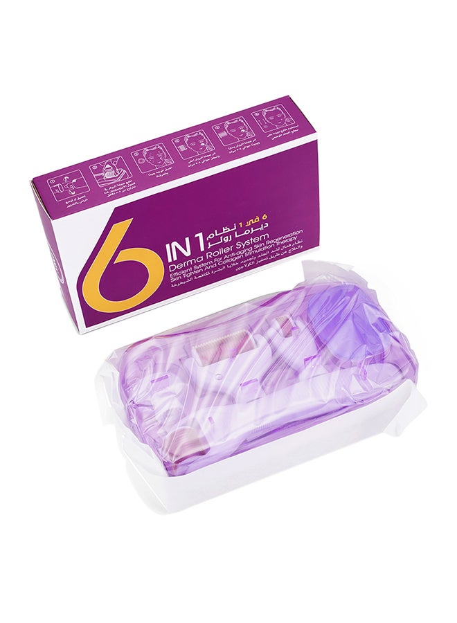 6 In 1 Daily Routine Tool For Hair And Skin Care White/Purple