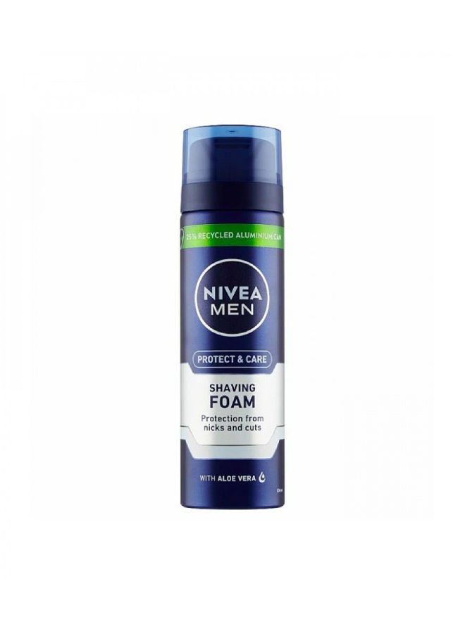 Nivea Protect And Care Shaving Foam 200ml  - Image 1