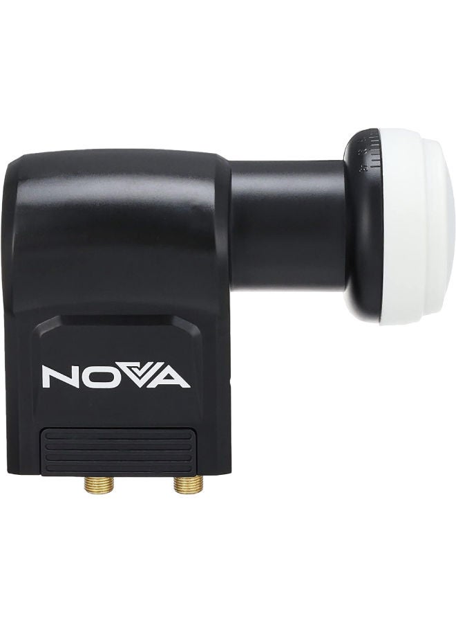 NOVA Ku- Band Universal Twin Lnb Ultra N-202 Black  - Image 1
