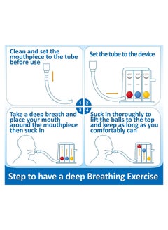 Generic 3 Balls Spirometer Respiratory Lung Exerciser  - Image 2