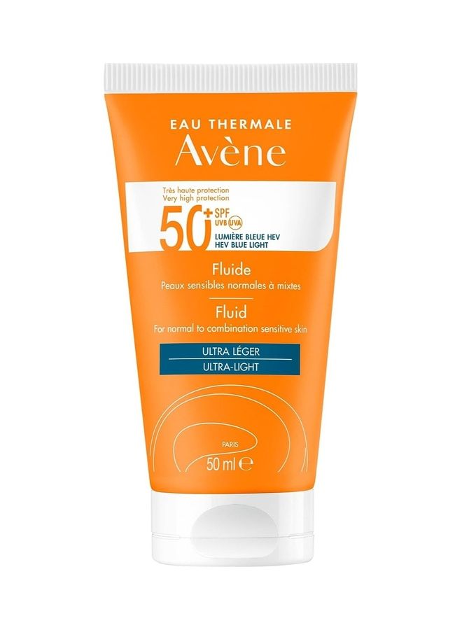 Avene Sun Ultra Light Fluid SPF50+ 50ml 50mm - Image 1