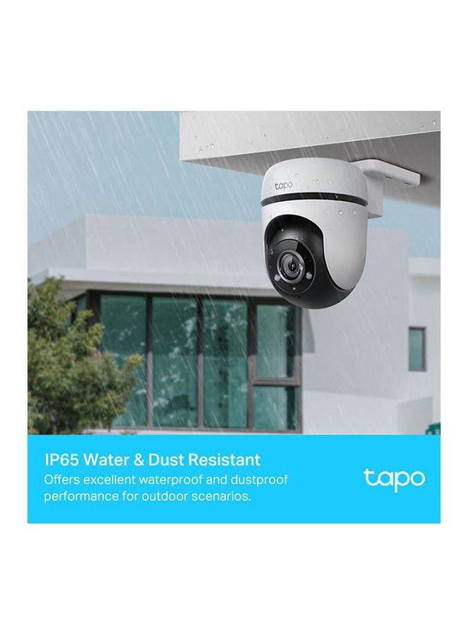 TP-Link Tapo 1080p Full HD Outdoor Pan/Tilt Security Wi-Fi Camera, 360° Motion Detection, IP65 Weatherproof, Night Vision, Cloud &SD Card Storage, Works With Alexa&Google Home (Tapo C500) White - v1691476357/N53426632A_7