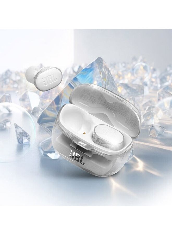 JBL In-Ear Tune Beam True Wireless Noise Cancellation Earbuds White - Image 2