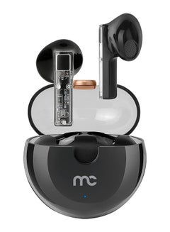 TWS-B125TR Transparent True Wireless Black