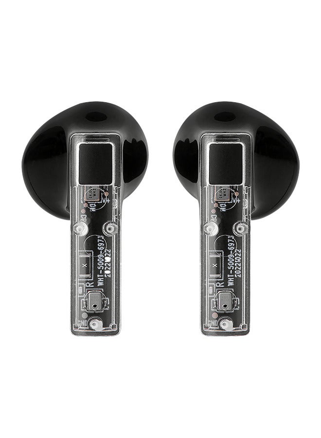 MYCANDY - TWS-B125TR Transparent True Wireless Black - Image 1