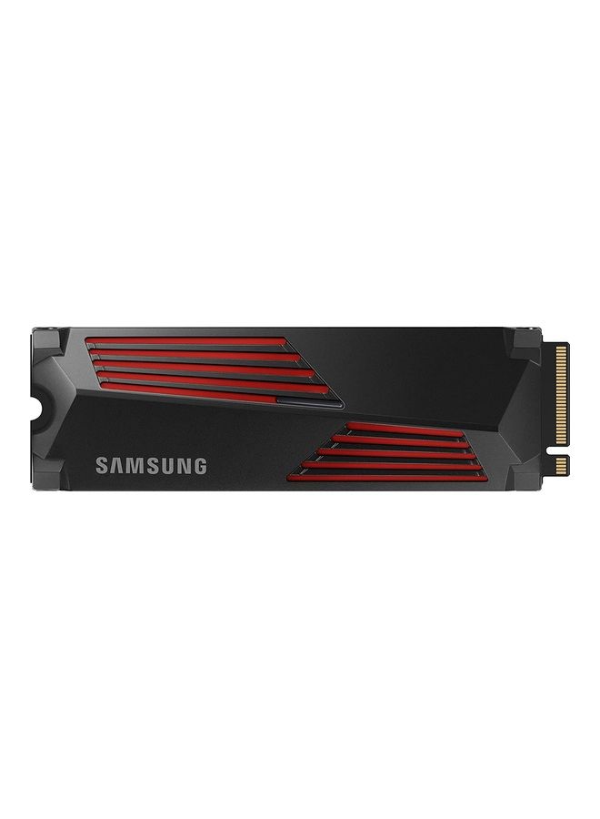 Samsung - 990 PRO With Heatsink SSD 1TB PCIe 4.0 M.2 Internal Solid State Drive Up to 7,450 MB/s Read, 6,900 MB/s Write With Heatsink MZ-V9P1T0CW 1 TB - Image 1