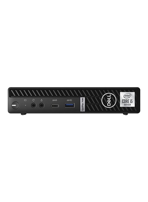 OptiPlex 7080 Micro Form Factor Mini Business Desktop, Core i5-10500T Processor/16GB RAM/512GB SSD/Intel UHD Graphics/Windows 11 Pro Black