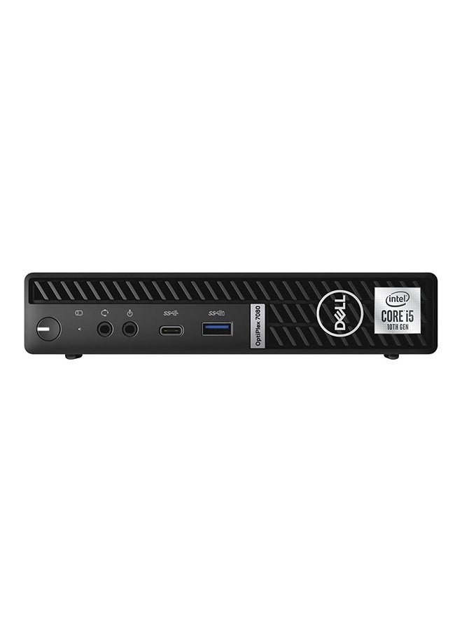 DELL - OptiPlex 7080 Micro Form Factor Mini Business Desktop, Core i5-10500T Processor/16GB RAM/512GB SSD/Intel UHD Graphics/Windows 11 Pro Black - Image 1