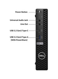 DELL OptiPlex 7080 Micro Form Factor Mini Business Desktop, Core i5-10500T Processor/16GB RAM/512GB SSD/Intel UHD Graphics/Windows 11 Pro Black  - Image 3