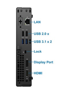 ديل كمبيوتر شخصي OptiPlex 3080 Tower، معالج Core i5-10500T/ذاكرة وصول عشوائي 16 جيجابايت/قرص SSD سعة 512 جيجابايت/بطاقة رسوميات مدمجة/نظام التشغيل Windows 10 Pro  - Image 3