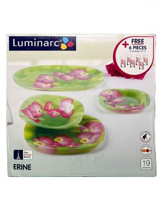 19 Piece Luminarc Erine Dinner Set +6 Cups Multicolours/Open Box Multicolour - v1691523413/N21180604A_1