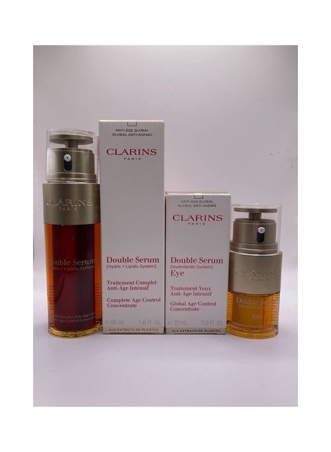 Special Offer Clarins Double Serum Complete Age Control Concentrate 50ml And Clarins Double Serum Eye 70.0ml
