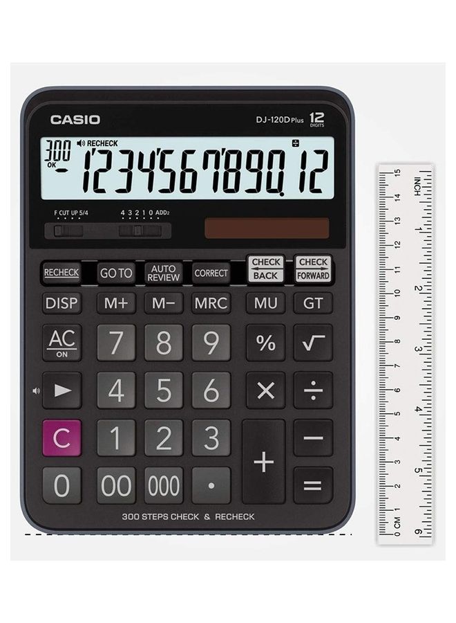 CASIO Calculator Dj120D Plus Multicolour - Image 1