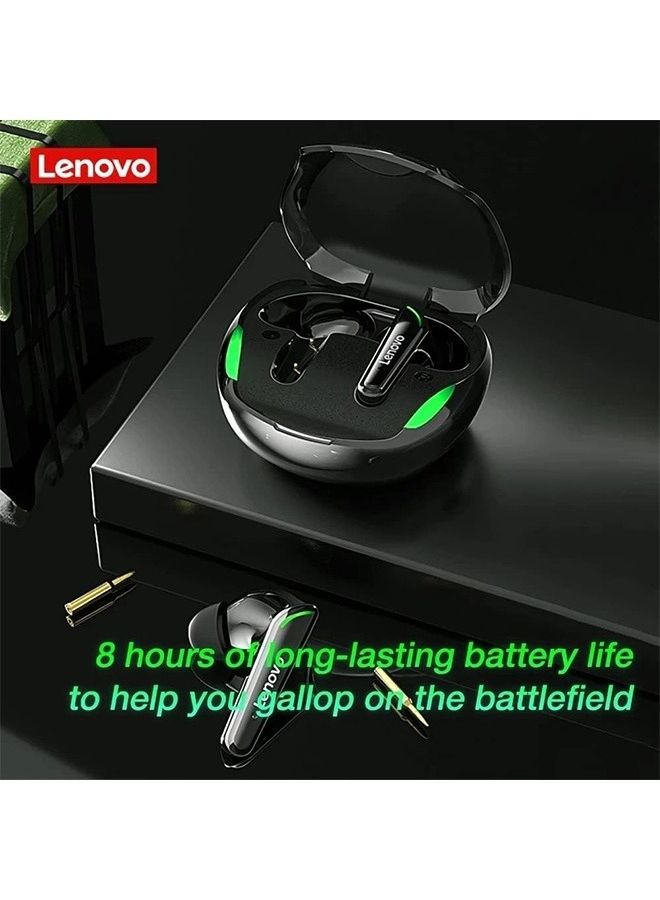 Lenovo - ThinkPlus Bluetooth 5.0 Touch Air Pods with HD Microphone. 250 mAh battery. HD stereo sound / XT92 Black - Image 1